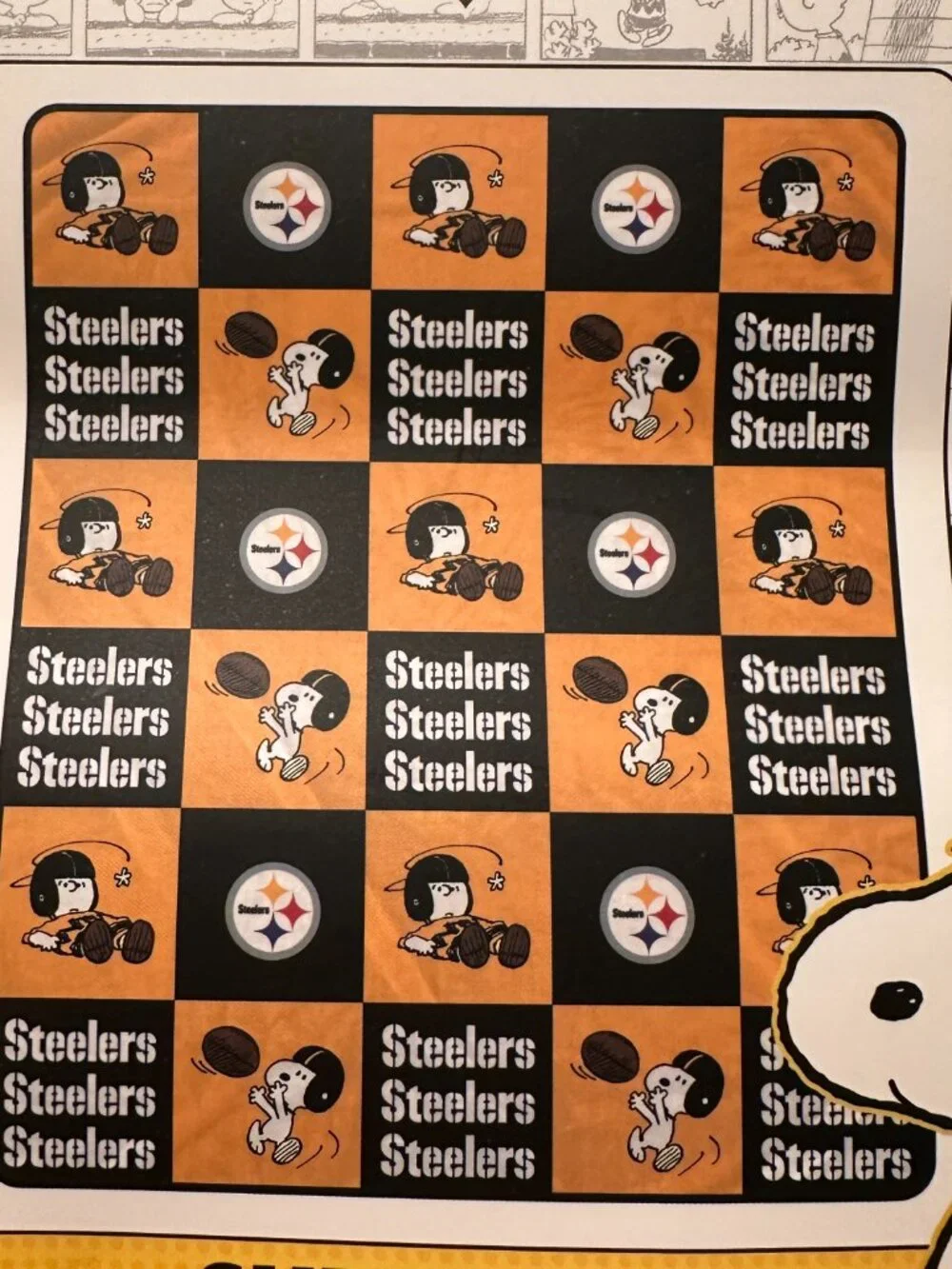 Peanuts NFL Pittsburgh Steelers Snoopy 60